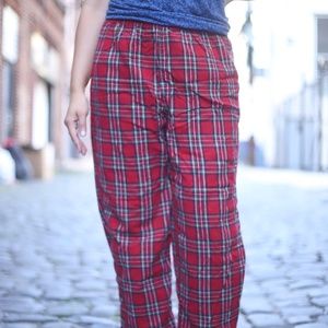 LL Bean Plaid cotton flannel PJ pajama pants